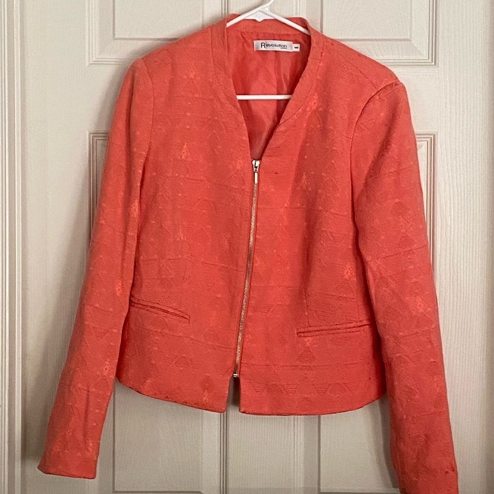 Revolution Coral Zip Up